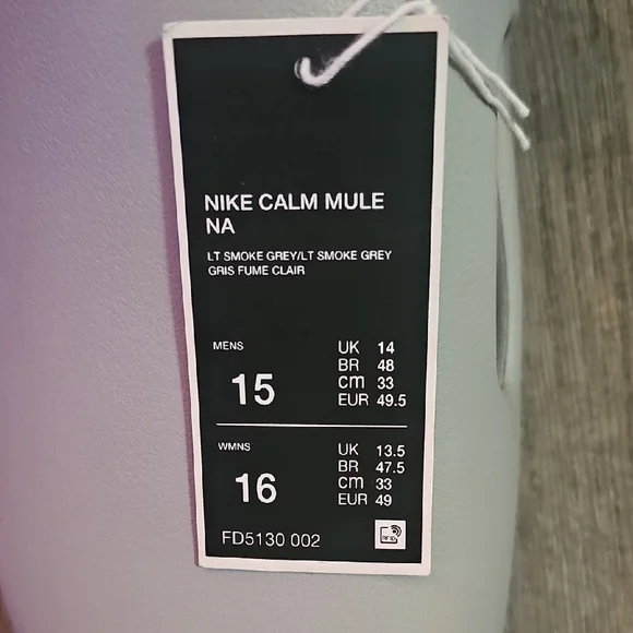 Nike Calm Mule Grey - Picture 5 of 6
